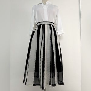 Beautiful A-Line Flare Midi Skirt